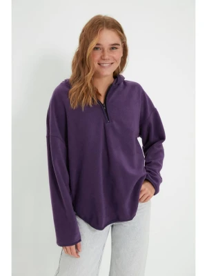 trendyol Bluza w kolorze fioletowym rozmiar: L