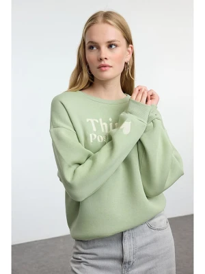 trendyol Bluza w kolorze zielonym rozmiar: M