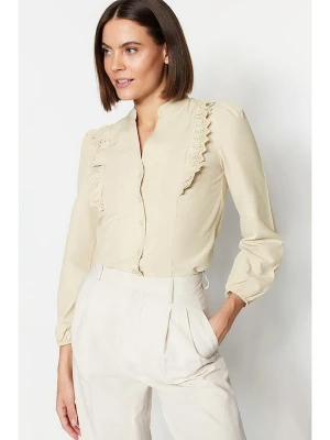 trendyol Bluzka w kolorze beżowym rozmiar: 38