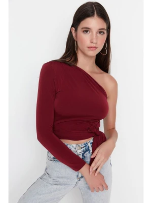 trendyol Bluzka w kolorze bordowym rozmiar: S