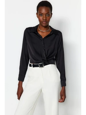 trendyol Bluzka w kolorze czarnym rozmiar: 40