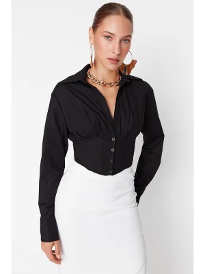trendyol Bluzka w kolorze czarnym rozmiar: 36
