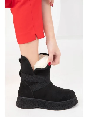 trendyol Botki w kolorze czarnym rozmiar: 36