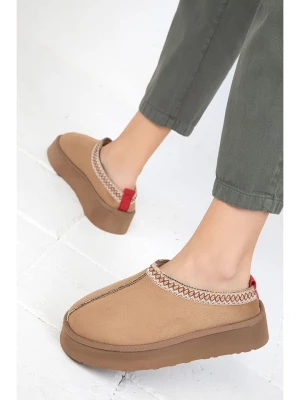 trendyol Botki w kolorze jasnobrązowym rozmiar: 37