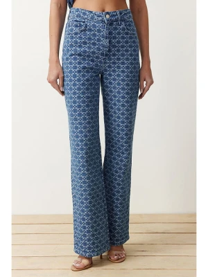 trendyol Dżinsy - Comfort fit - w kolorze niebieskim rozmiar: 38