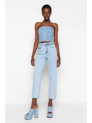 trendyol Dżinsy - Regular fit - w kolorze błękitnym rozmiar: 36