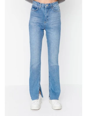 trendyol Dżinsy - Regular fit - w kolorze błękitnym rozmiar: 42
