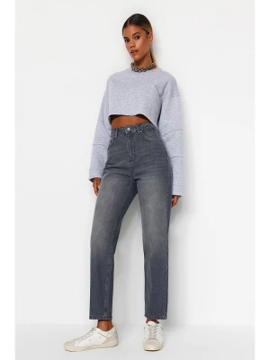 trendyol Dżinsy - Regular fit - w kolorze szarym rozmiar: 44