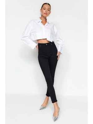 trendyol Dżinsy - Skinny fit - w kolorze czarnym rozmiar: 40