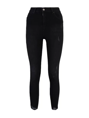 trendyol Dżinsy - Skinny fit - w kolorze czarnym rozmiar: 38