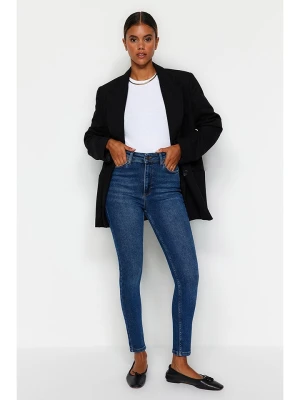 trendyol Dżinsy - Skinny fit - w kolorze granatowym rozmiar: 32