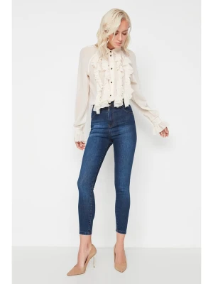 trendyol Dżinsy - Skinny fit - w kolorze granatowym rozmiar: 36