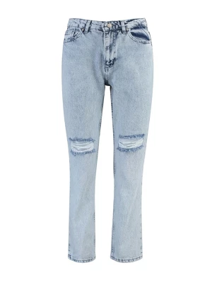 trendyol Dżinsy - Slim fit - w kolorze błękitnym rozmiar: 40