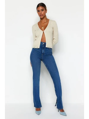 trendyol Dżinsy - Slim fit - w kolorze niebieskim rozmiar: 42