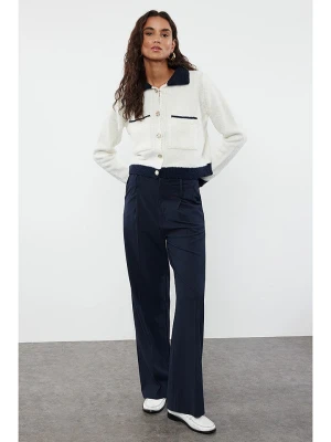 trendyol Kardigan w kolorze biało-granatowym rozmiar: M