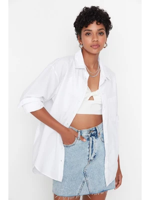 trendyol Koszula w kolorze białym rozmiar: 42