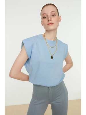 trendyol Koszulka w kolorze błękitnym rozmiar: M