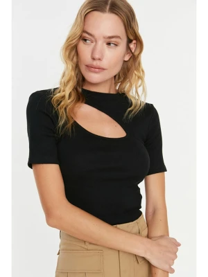 trendyol Koszulka w kolorze czarnym rozmiar: S