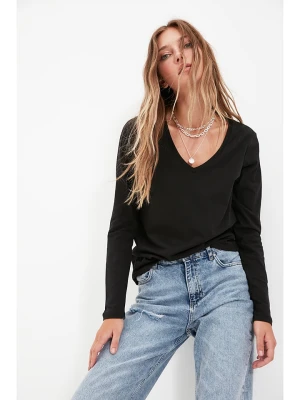 Zdjęcie produktu trendyol Koszulka w kolorze czarnym rozmiar: L