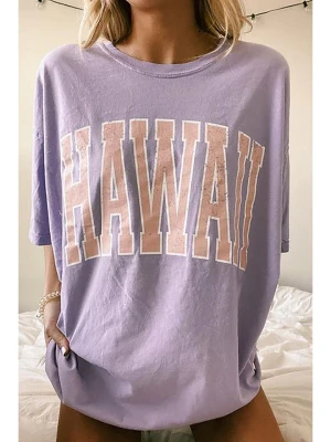trendyol Koszulka w kolorze fioletowym rozmiar: L