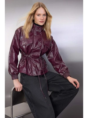 trendyol Kurtka w kolorze bordowym ze skóry syntetycznej rozmiar: XS
