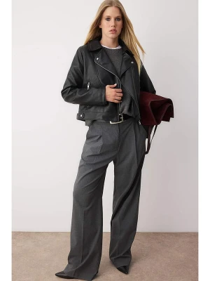 trendyol Kurtka w kolorze czarnym ze skóry syntetycznej rozmiar: L