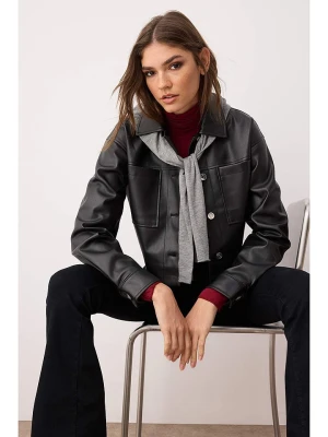 trendyol Kurtka w kolorze czarnym ze skóry syntetycznej rozmiar: XS
