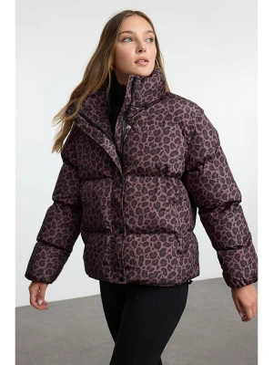 trendyol Kurtka zimowa w kolorze brązowym rozmiar: S