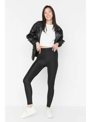 trendyol Legginsy w kolorze czarnym rozmiar: XL
