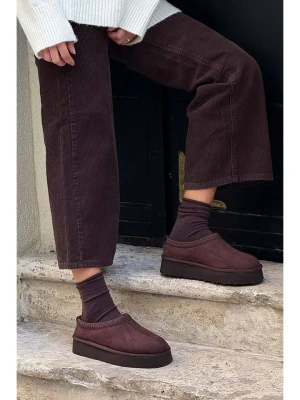 trendyol Skórzane botki w kolorze brązowym rozmiar: 39