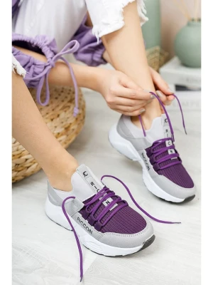 trendyol Sneakersy w kolorze fioletowym rozmiar: 38