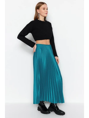 trendyol Spódnica plisowana w kolorze morskim rozmiar: S/M