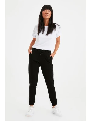trendyol Spodnie dresowe w kolorze czarnym rozmiar: XS