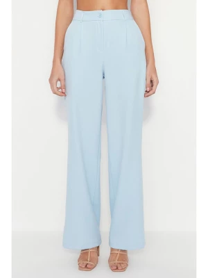 trendyol Spodnie w kolorze błękitnym rozmiar: 38