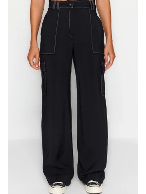 trendyol Spodnie w kolorze czarnym rozmiar: 34