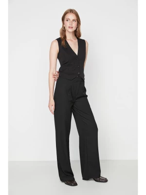 trendyol Spodnie w kolorze czarnym rozmiar: 38