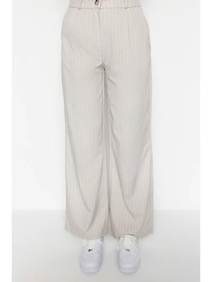 trendyol Spodnie w kolorze jasnoszarym rozmiar: 42