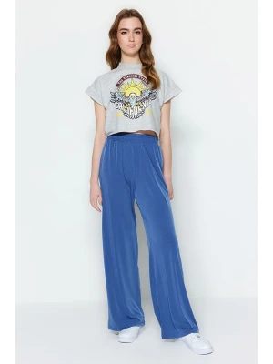 trendyol Spodnie w kolorze niebieskim rozmiar: M