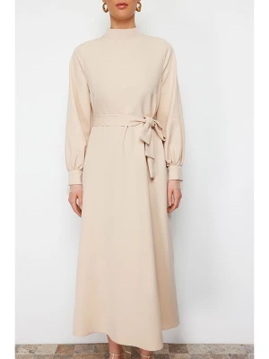 trendyol Sukienka w kolorze beżowym rozmiar: 40