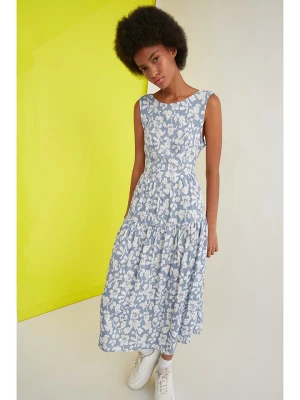 trendyol Sukienka w kolorze błękitno-białym rozmiar: 38