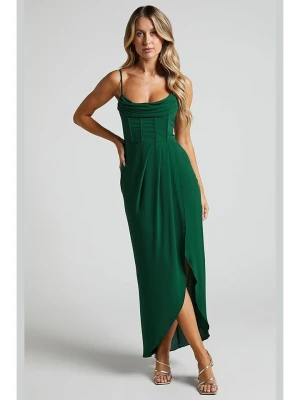 trendyol Sukienka w kolorze ciemnozielonym rozmiar: XXL
