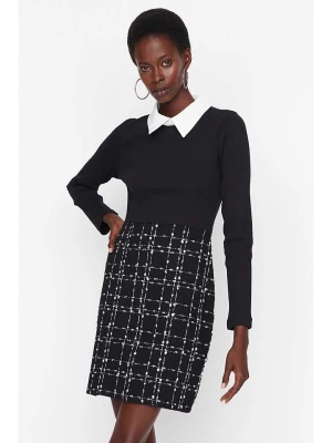trendyol Sukienka w kolorze czarno-białym rozmiar: 38