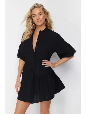 trendyol Sukienka w kolorze czarnym rozmiar: 42