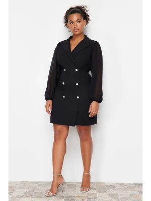 trendyol Sukienka w kolorze czarnym rozmiar: 46