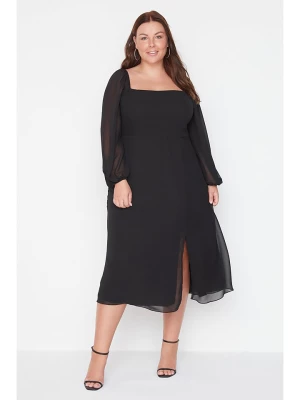 trendyol Sukienka w kolorze czarnym rozmiar: 50