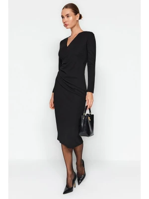 trendyol Sukienka w kolorze czarnym rozmiar: L