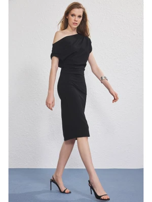 trendyol Sukienka w kolorze czarnym rozmiar: XL