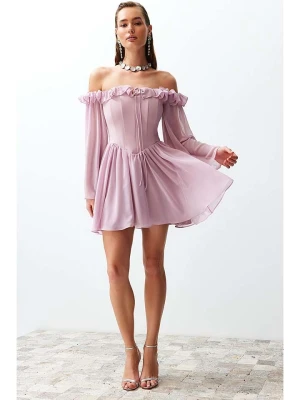 trendyol Sukienka w kolorze jasnoróżowym rozmiar: 36