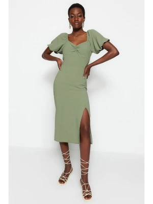 trendyol Sukienka w kolorze khaki rozmiar: 38