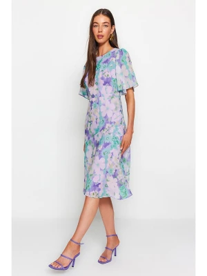 trendyol Sukienka w kolorze lawendowo-turkusowym rozmiar: 42